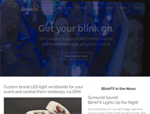 Tablet Screenshot of blink-fx.com